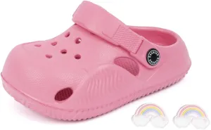 Casazoe Toddler Boys Girls Cute Garden Clogs Kids Slip On Water Shoes EVA Lightweight Summer Slipper Slides Baby Comfort Sandals Children Outdoor Shower Beach Pool Play Shoes