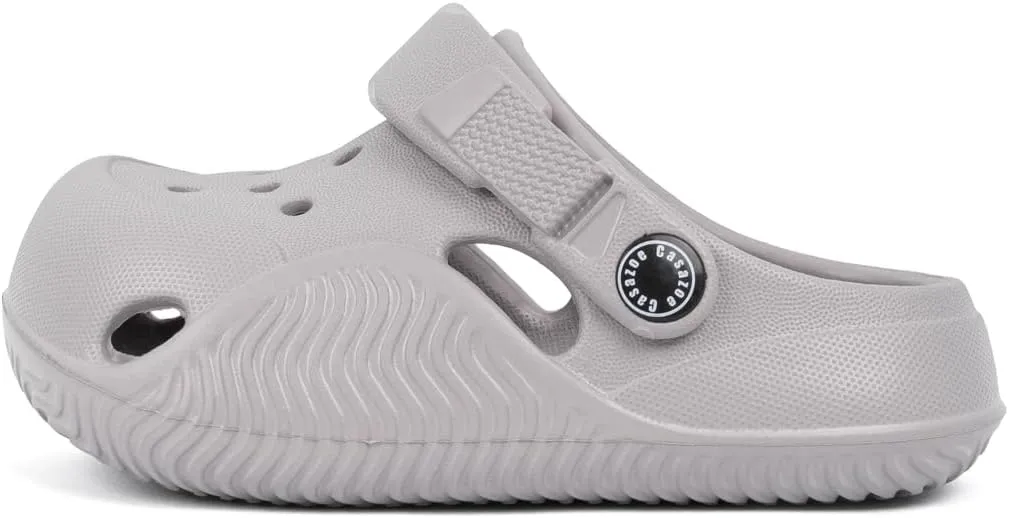 Casazoe Toddler Boys Girls Cute Garden Clogs Kids Slip On Water Shoes EVA Lightweight Summer Slipper Slides Baby Comfort Sandals Children Outdoor Shower Beach Pool Play Shoes