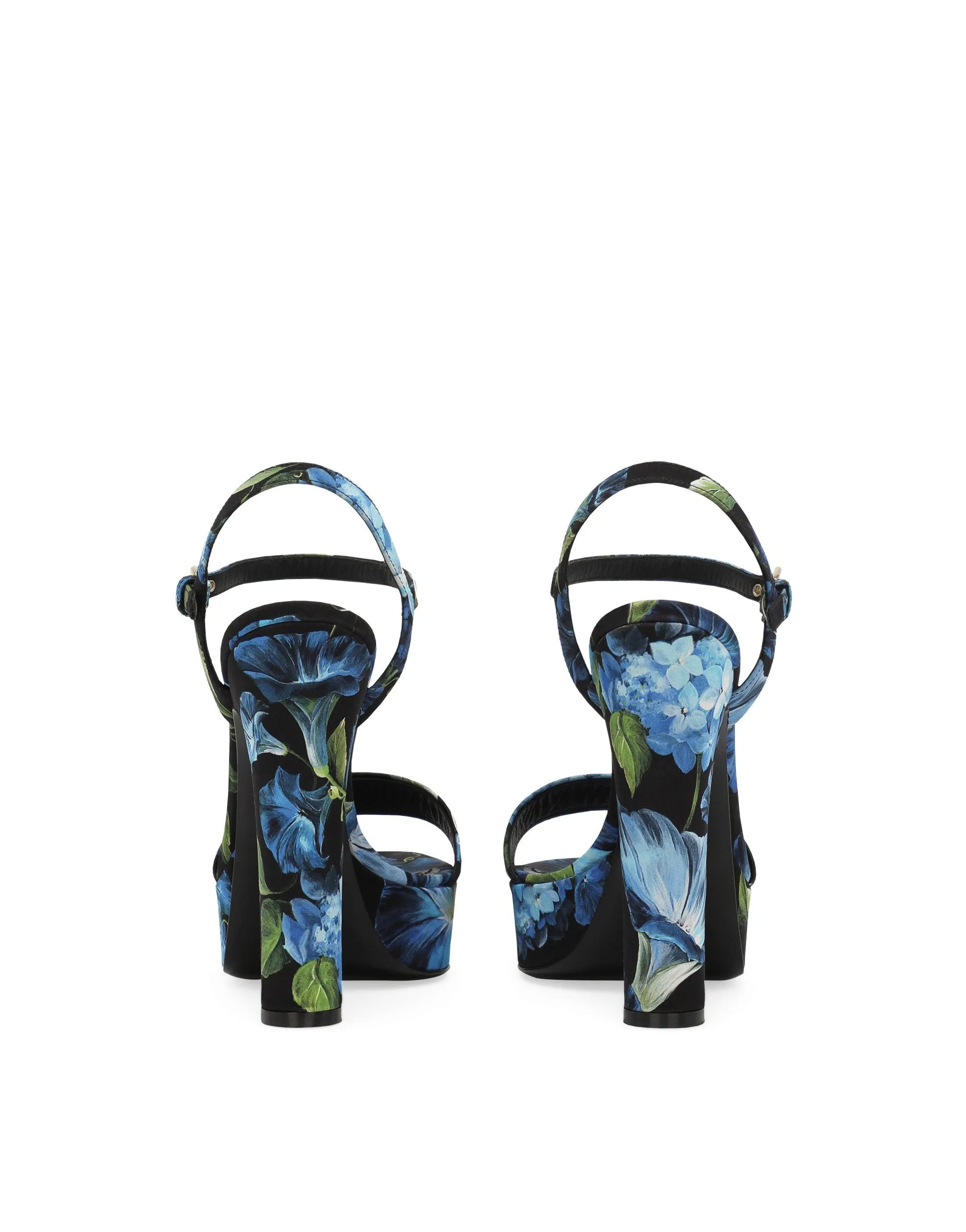 Charmeuse platform sandals