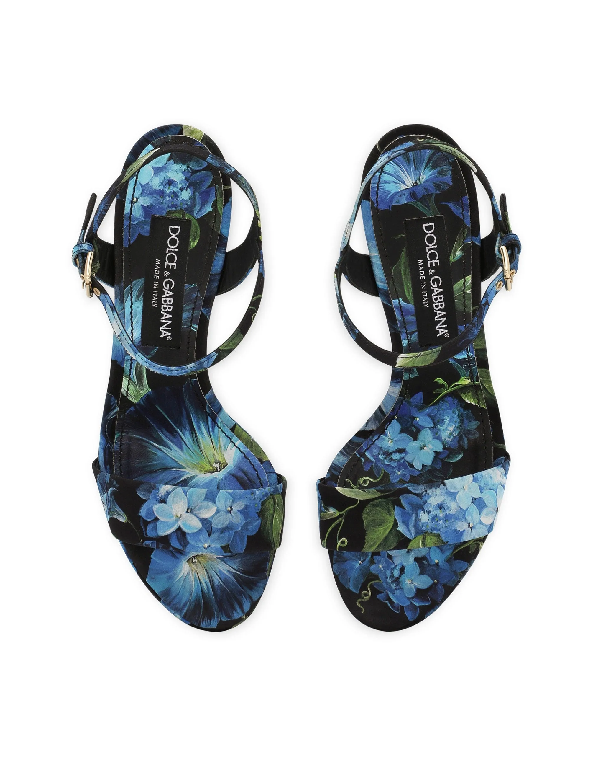 Charmeuse platform sandals