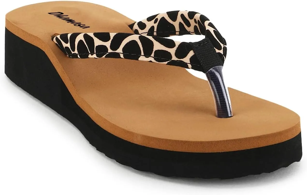 Cheeta Design Stylish Flipflop Slipper for Women and Girls