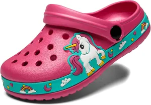 Children Garden Shoes Kids Boys Girls Cartoon Clogs Slippers Toddler Slip On Lightweight Beach Pool Sandals