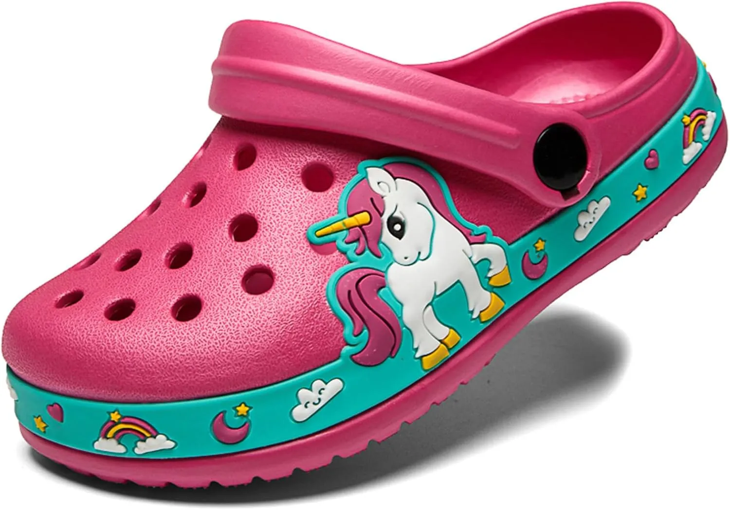 Children Garden Shoes Kids Boys Girls Cartoon Clogs Slippers Toddler Slip On Lightweight Beach Pool Sandals