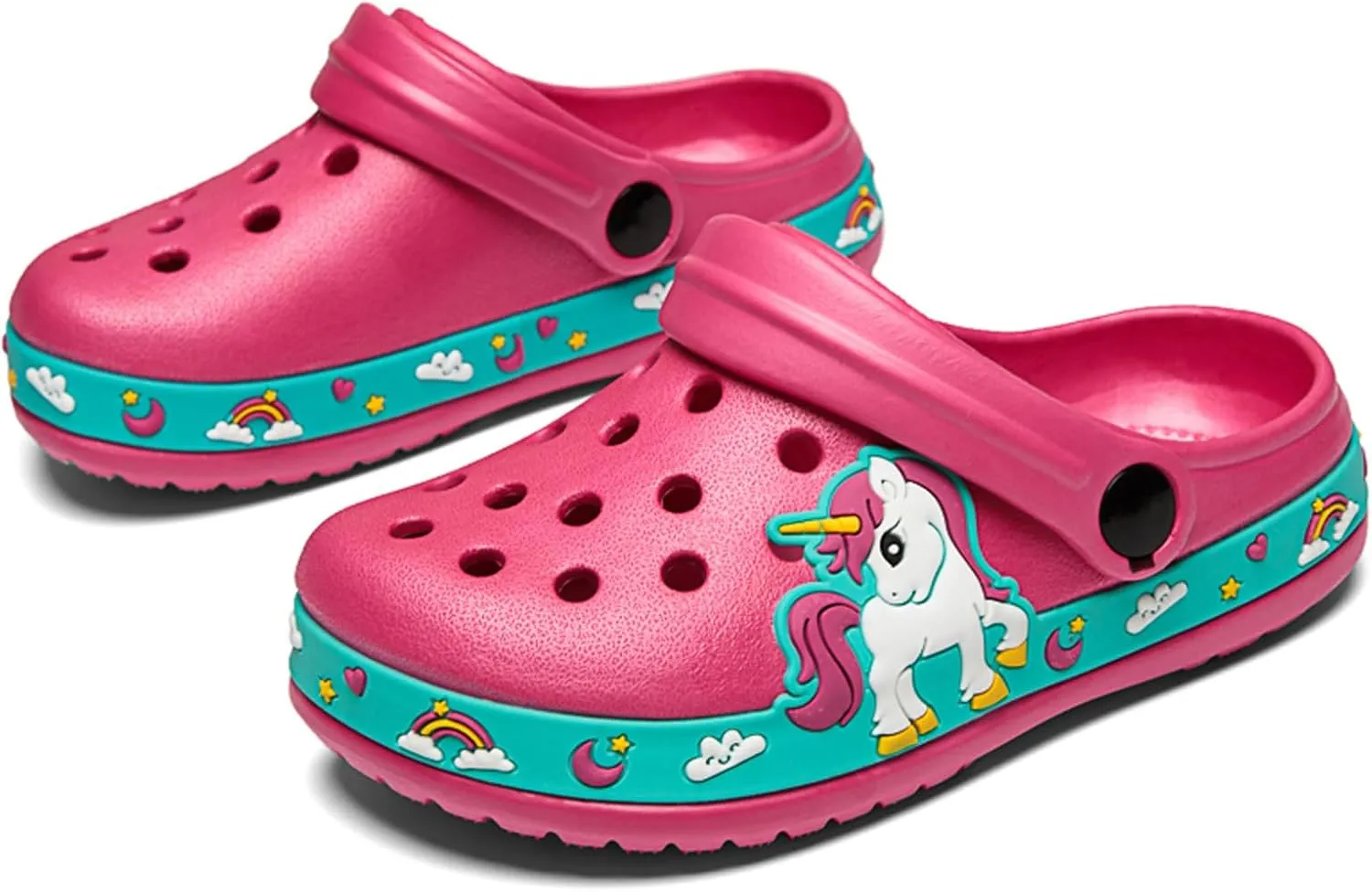 Children Garden Shoes Kids Boys Girls Cartoon Clogs Slippers Toddler Slip On Lightweight Beach Pool Sandals
