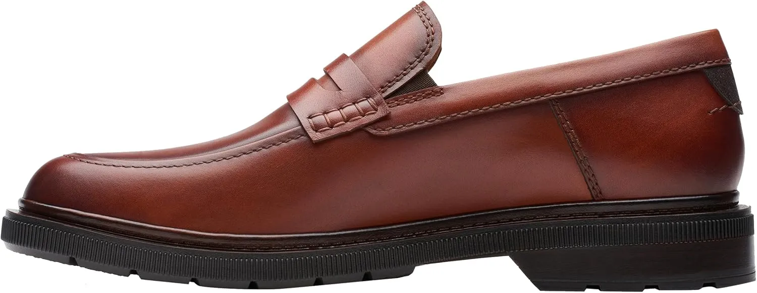 Clarks Men's Burchill Penny Loafer Flat