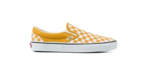 CLASSIC SLIP-ON COLOR THEORY CHECKERBOARD GOLDEN YELLOW