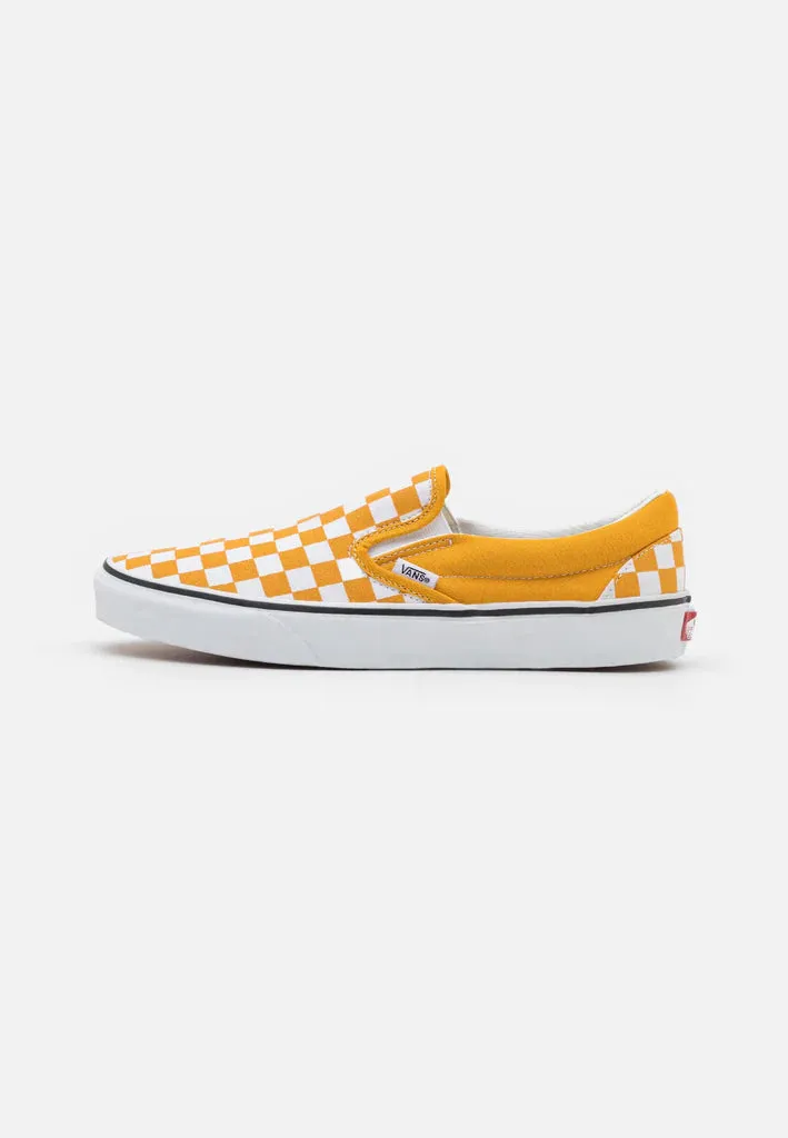 CLASSIC SLIP-ON COLOR THEORY CHECKERBOARD GOLDEN YELLOW