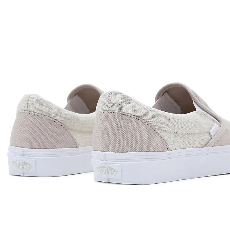 Classic Slip-On Shoes in White