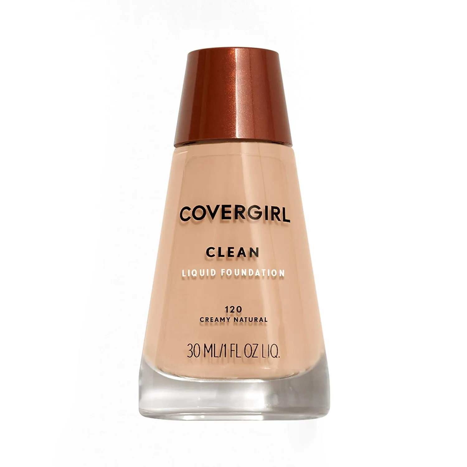 Clean Makeup Foundation Creamy Natural 120, 1 Oz (Packaging May Vary)