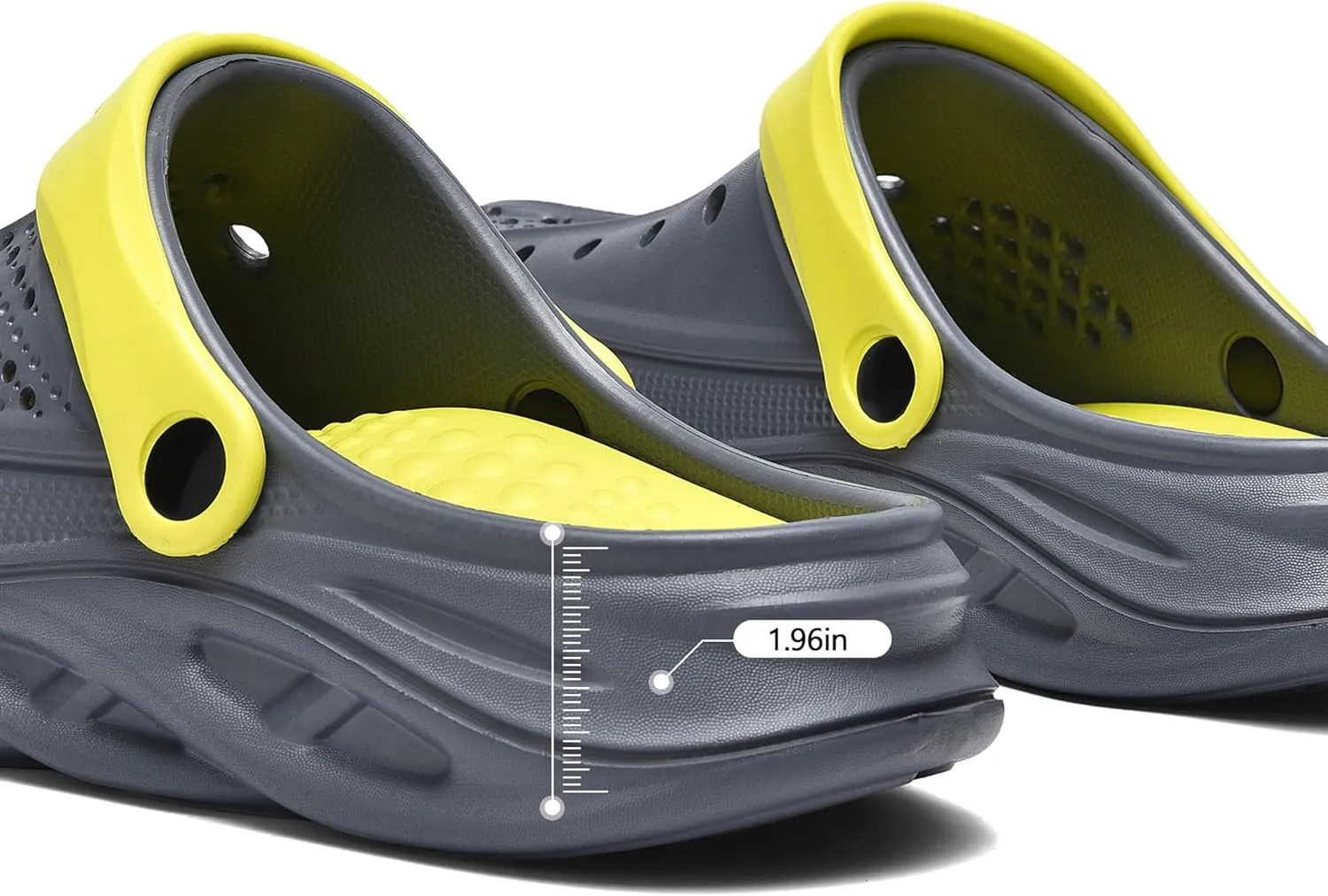 clootess Arch Support Garden Clogs Orthopedic Shoes for Women and Men Sandals Pillow Recovery Fasciitis Feet Insoles