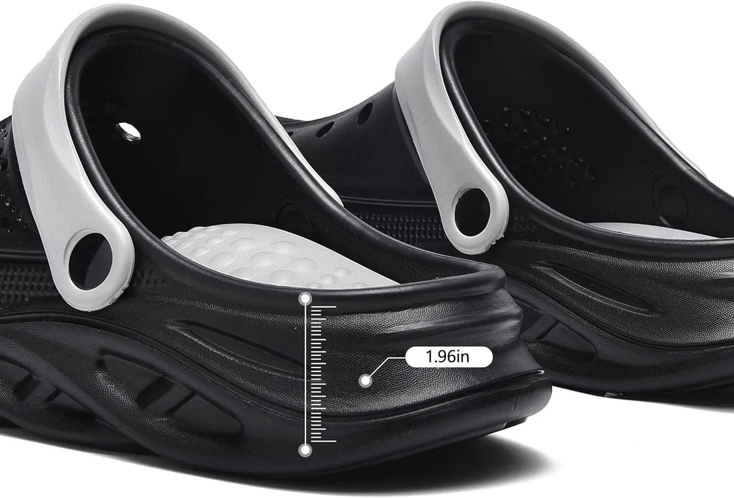 clootess Arch Support Garden Clogs Orthopedic Shoes for Women and Men Sandals Pillow Recovery Fasciitis Feet Insoles