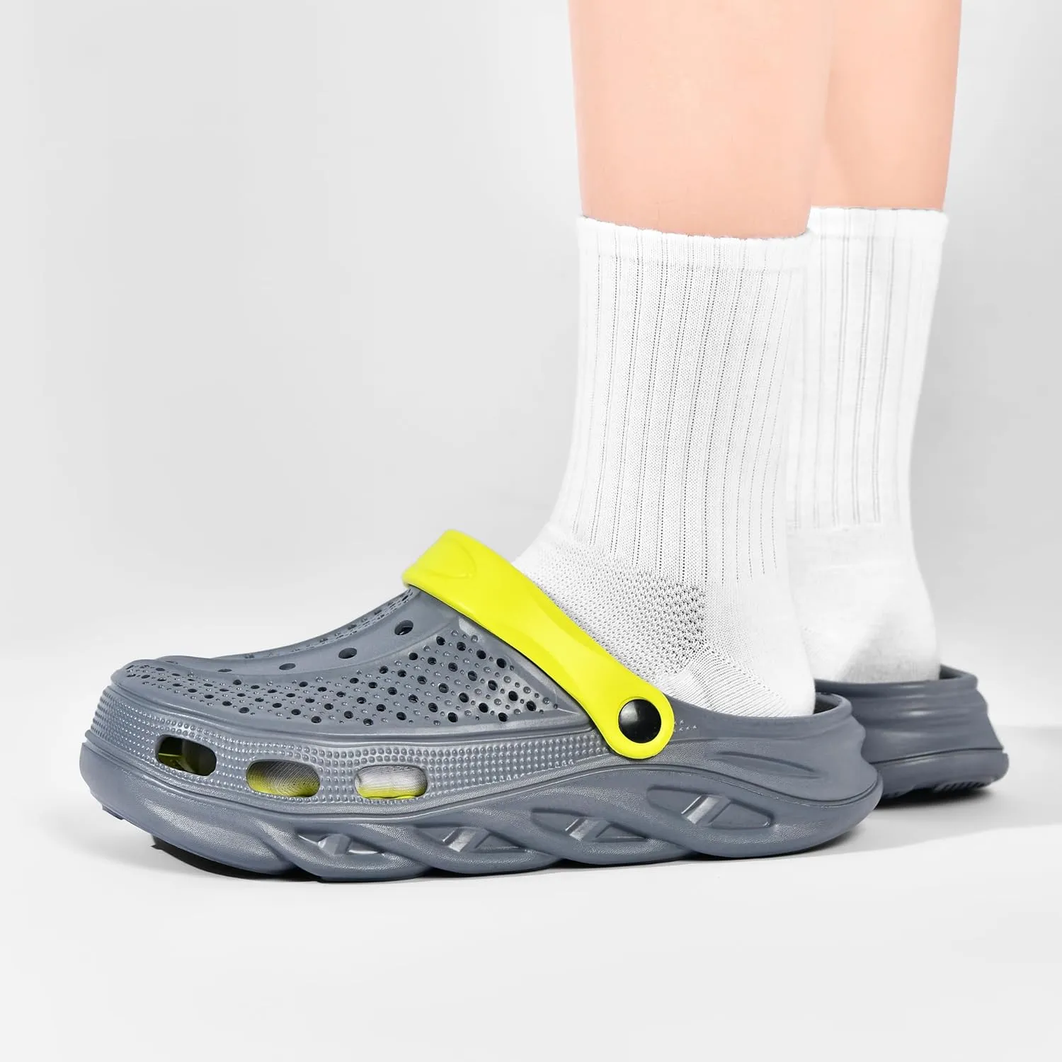 clootess Arch Support Garden Clogs Orthopedic Shoes for Women and Men Sandals Pillow Recovery Fasciitis Feet Insoles