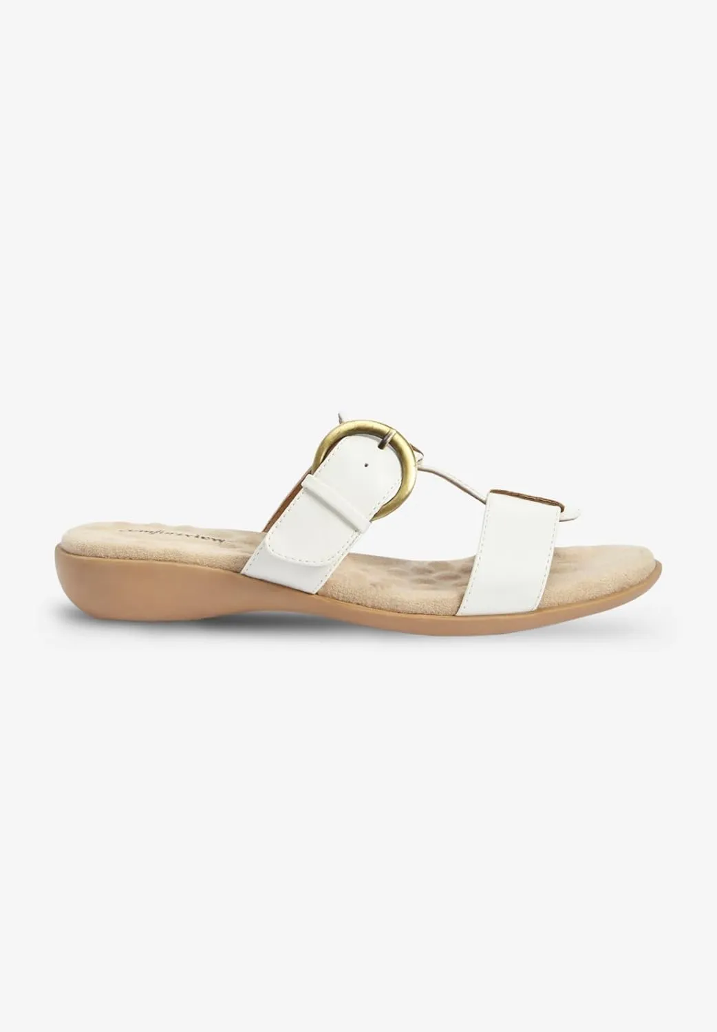 Comfortview Women's The Dawn Slip On Sandal (Wide Widths Available)