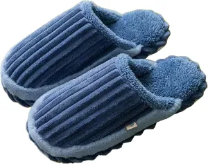 Corduroy House Slippers Home Bedroom Slide Slipper Shoes Comfy Winter Thermal Warm Slip on Shoe Trendy Gift Slippers
