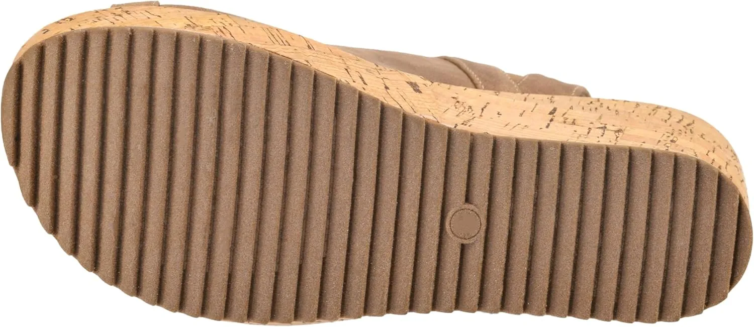 Corkys Footwear Easy Now 2.5-Inch Heel Wedges with Memory Foam Insoles and a Slip-In Design with Stretchy Panels – Cute, Comfortable, and Stylish