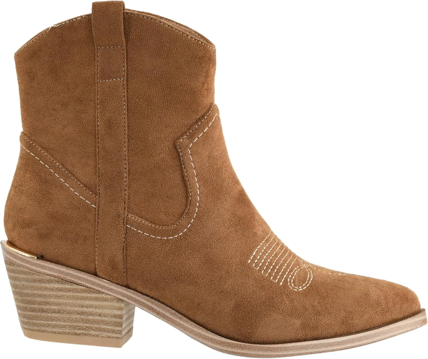Corkys Footwear Quittin Time 2.5-Inch Stacked Heel Booties with Memory Foam Insoles and Western Stitching - Stylish and Comfortable