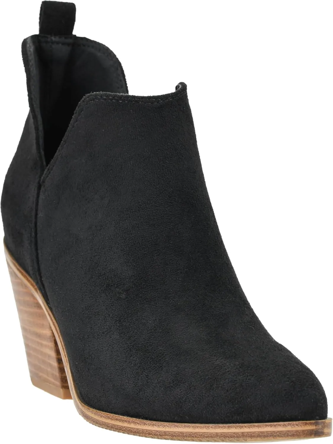 Corkys Footwear Sassy Pants 2.75-inch Stacked Heel Booties, Memory Foam Insoles, Easy Slip-On, Stylish, Comfortable Footwear for Fall