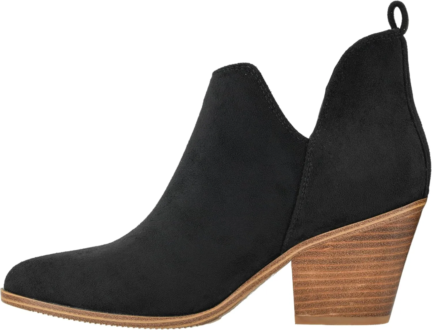 Corkys Footwear Sassy Pants 2.75-inch Stacked Heel Booties, Memory Foam Insoles, Easy Slip-On, Stylish, Comfortable Footwear for Fall