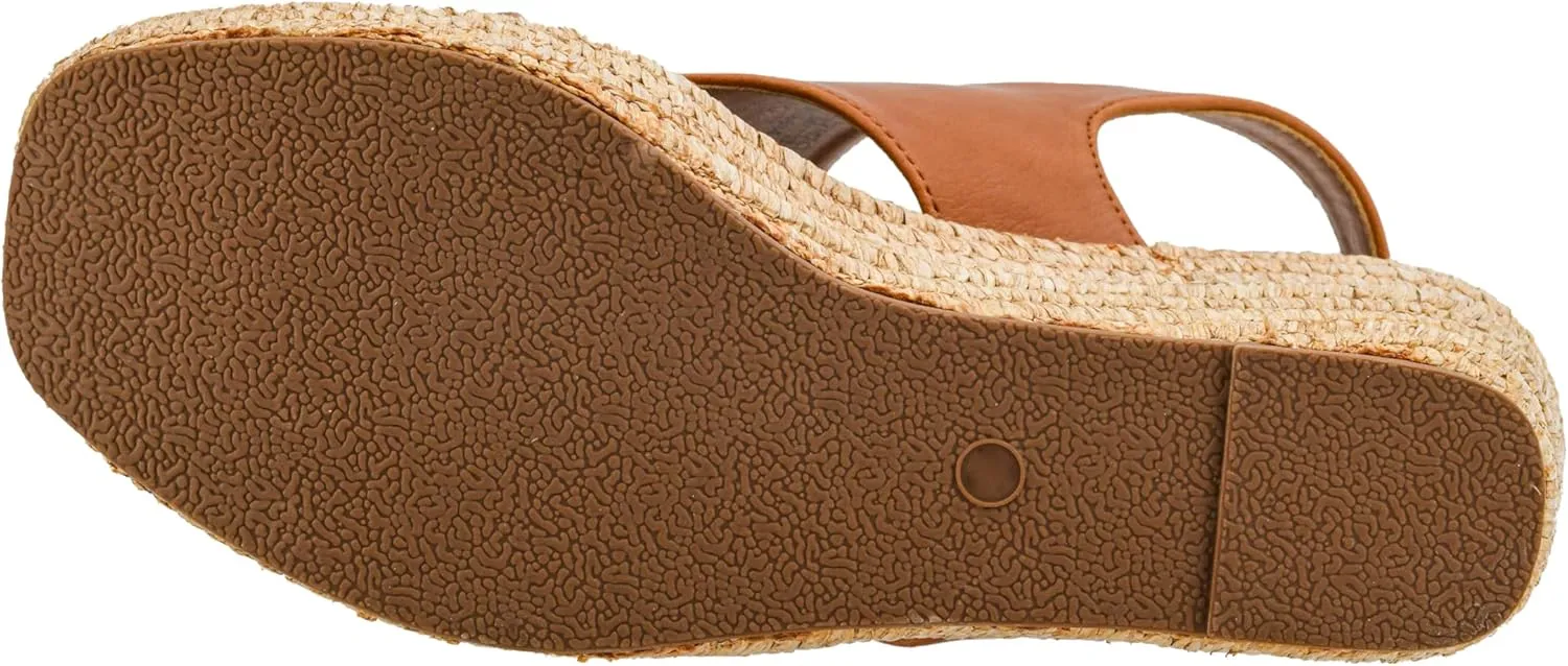 Corkys Footwear Women's Freddie Wedge Sandals with 3.75-Inch Heel and 2-inch Platform- Comfort-Enhancing EVA Insoles, and Stylish Jute Wrapped Bottom Design