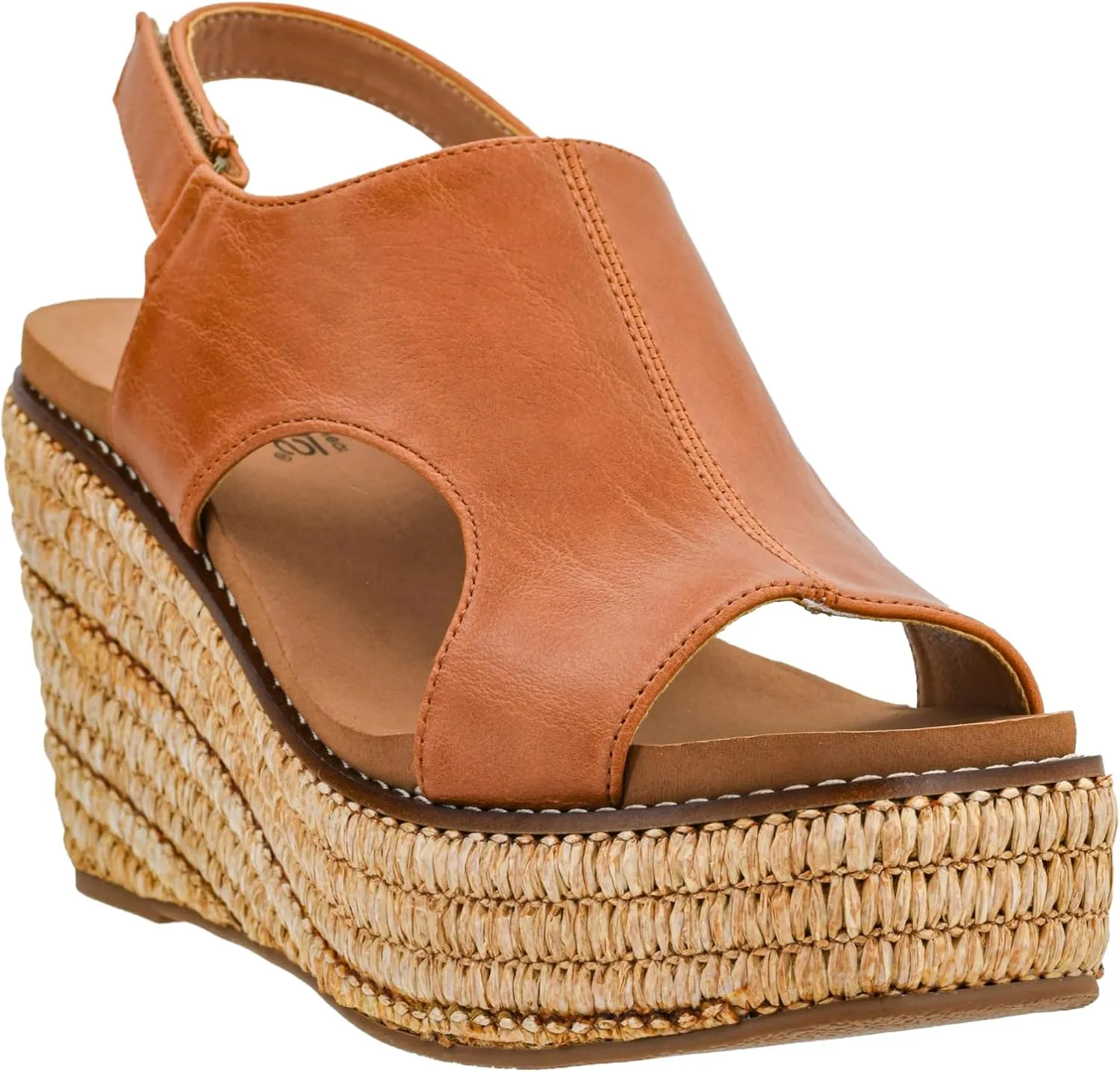 Corkys Footwear Women's Freddie Wedge Sandals with 3.75-Inch Heel and 2-inch Platform- Comfort-Enhancing EVA Insoles, and Stylish Jute Wrapped Bottom Design