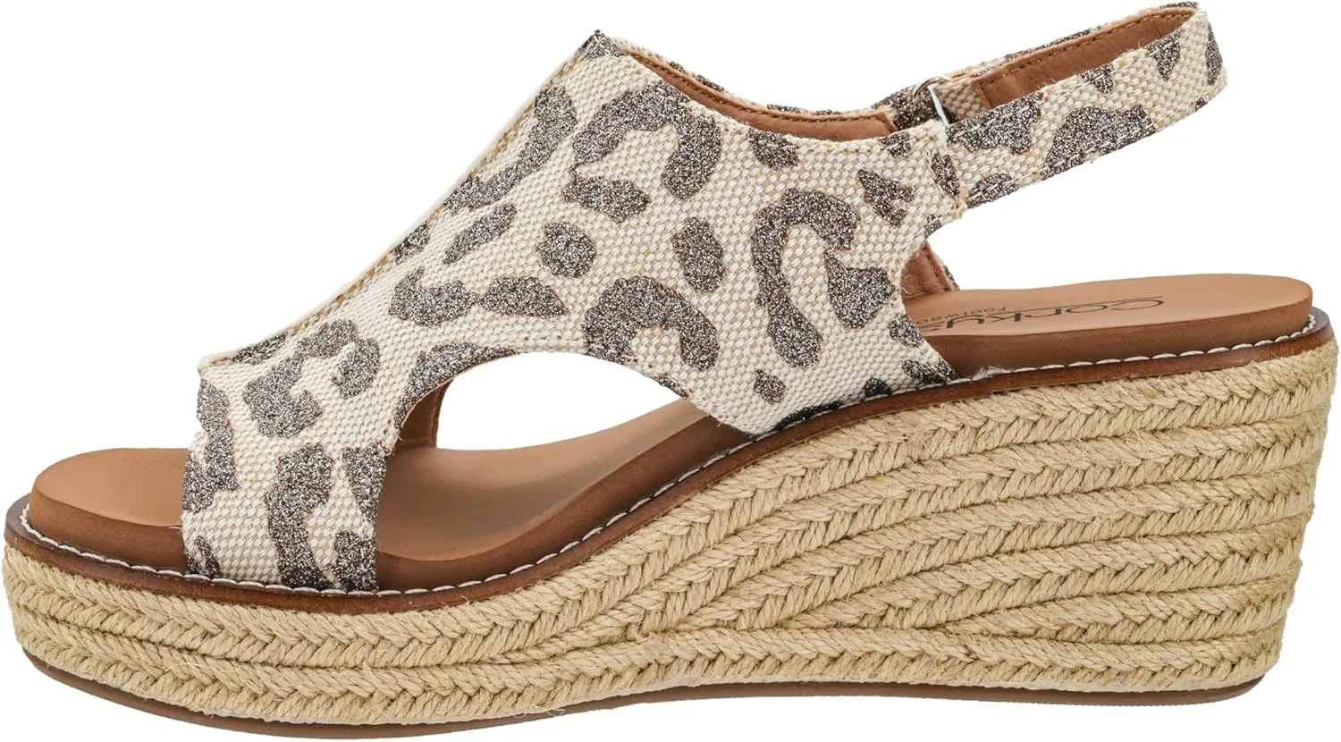 Corkys Footwear Women's K Bye Wedge Sandals with 3-Inch Heel - Comfort-Enhancing EVA Insoles, Hook and Loop Closure, and Stylish Jute Wrapped Bottom Design