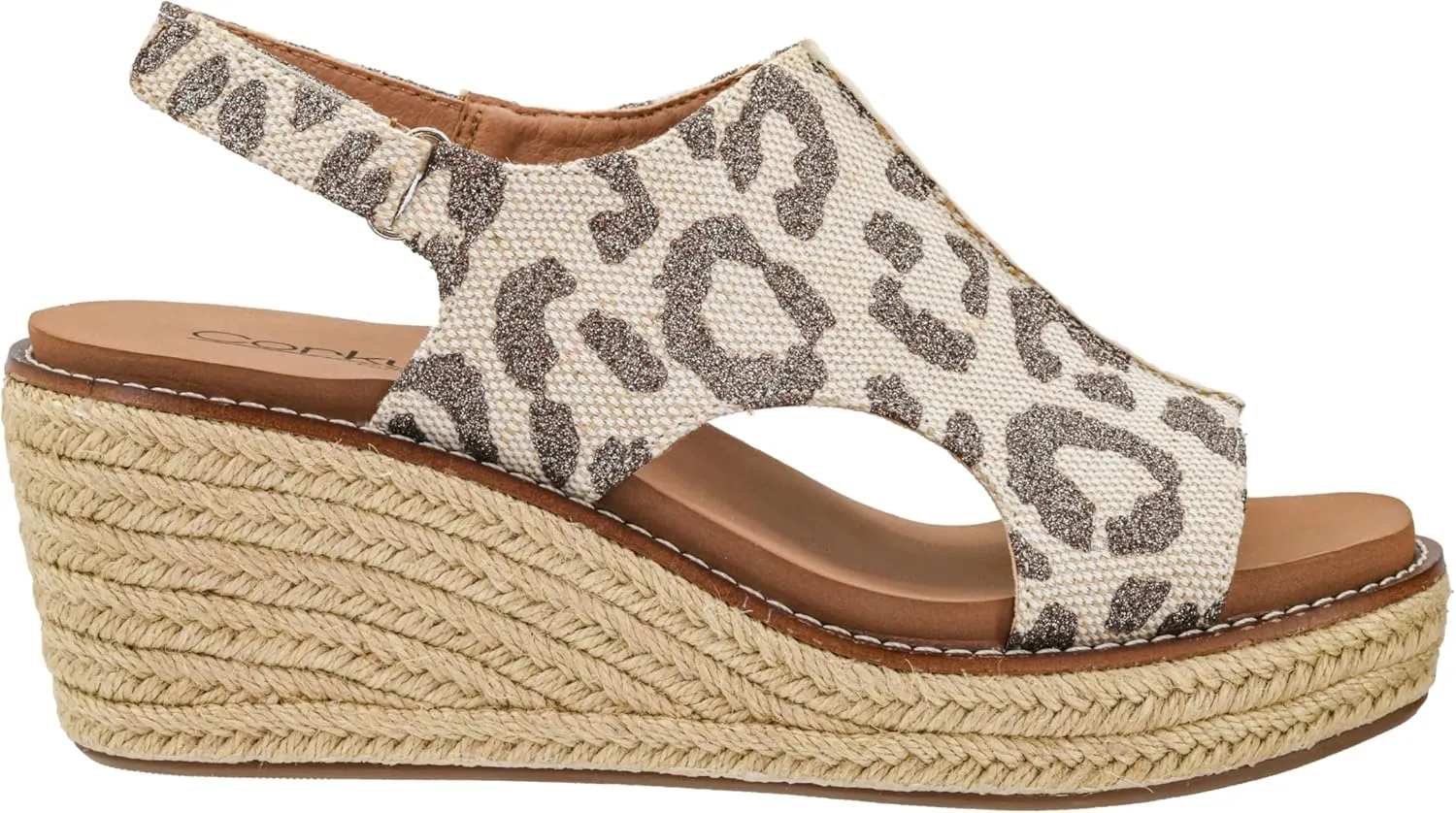 Corkys Footwear Women's K Bye Wedge Sandals with 3-Inch Heel - Comfort-Enhancing EVA Insoles, Hook and Loop Closure, and Stylish Jute Wrapped Bottom Design