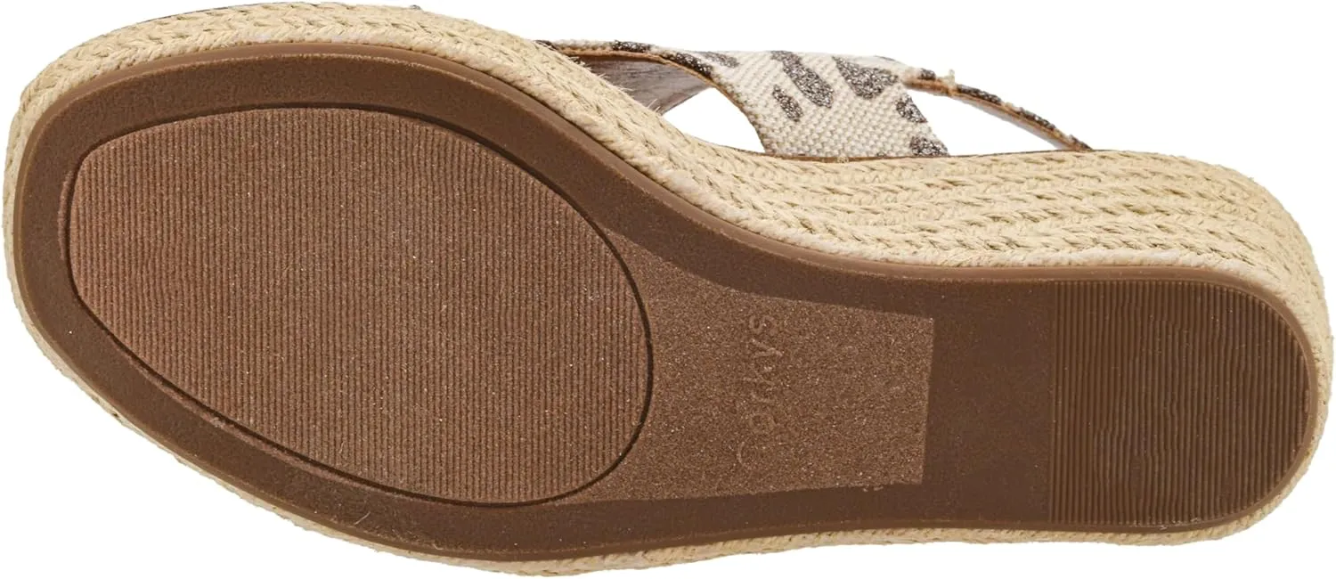 Corkys Footwear Women's K Bye Wedge Sandals with 3-Inch Heel - Comfort-Enhancing EVA Insoles, Hook and Loop Closure, and Stylish Jute Wrapped Bottom Design