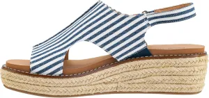 Corkys Footwear Women's Ready Or Not Wedge Sandals with 2-Inch Heel - Comfort-Enhancing EVA Insoles, Hook and Loop Closure, and Stylish Jute Wrapped Bottom Design