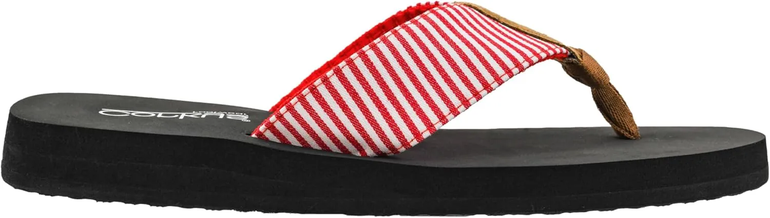 Corkys Footwear Womens Summer Break Flip Flops - Featuring A Thong Strap With Soft and Comfortable EVA insoles for All-Day Wear - Chic and Trendy Flip Flops