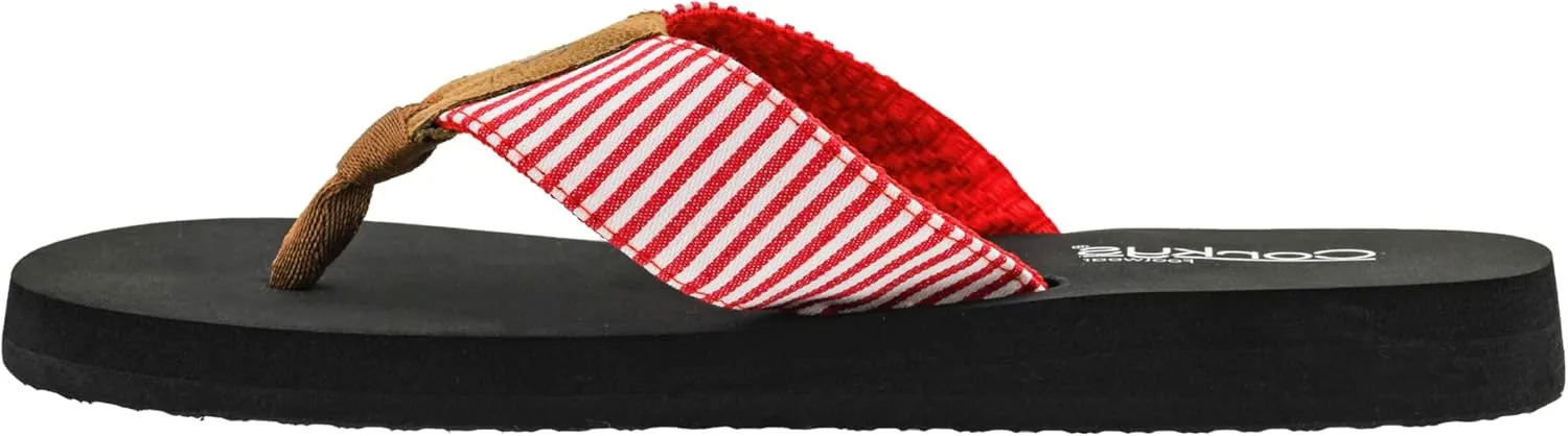 Corkys Footwear Womens Summer Break Flip Flops - Featuring A Thong Strap With Soft and Comfortable EVA insoles for All-Day Wear - Chic and Trendy Flip Flops