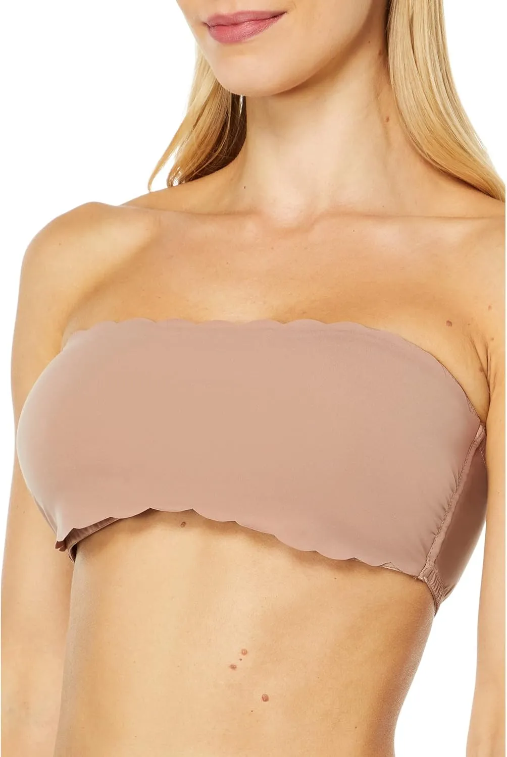 Cosabella Women's Free Cut Scalloped Bandeau Bra