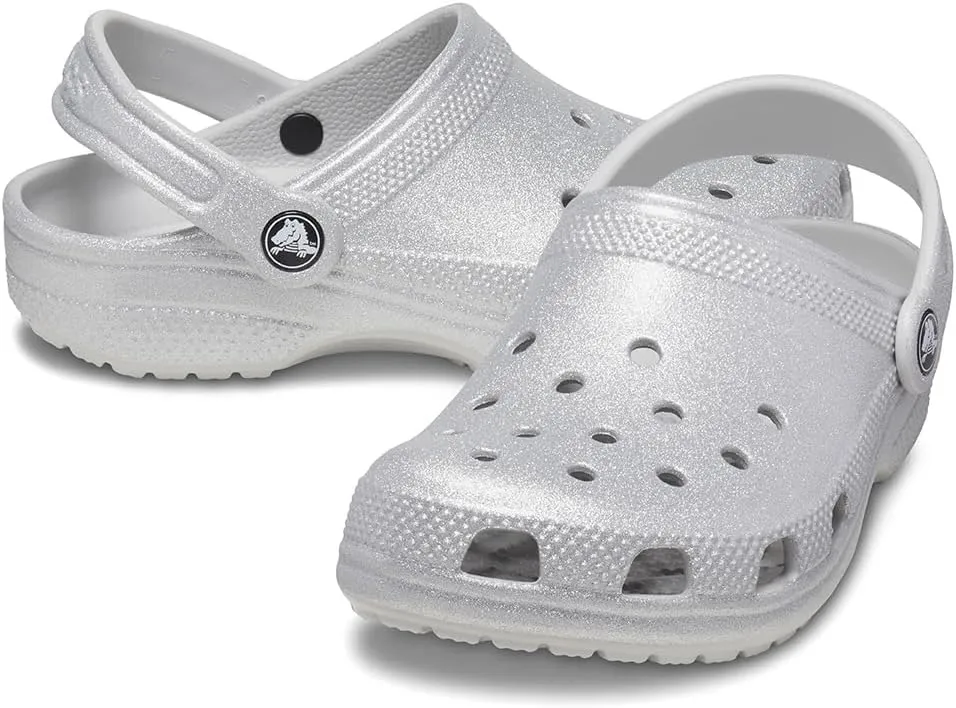 Crocs Classic Glitter Clog (Little Kid/Big Kid)
