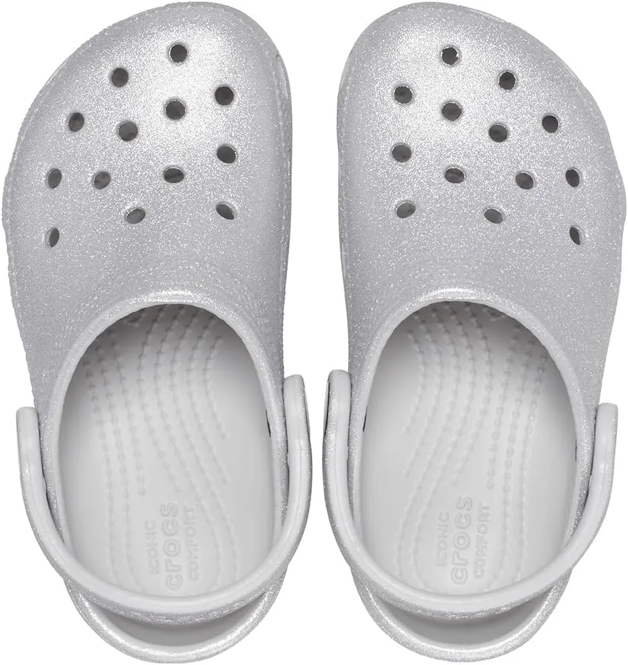Crocs Classic Glitter Clog (Little Kid/Big Kid)