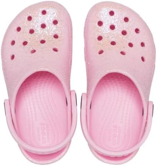 Crocs Kids' Classic Glitter Clog