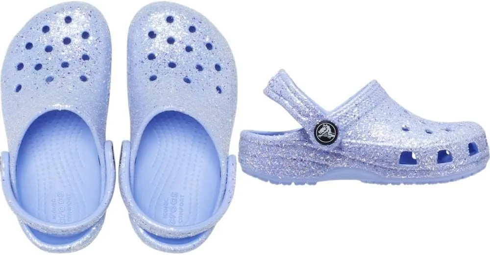 Crocs Kids' Classic Glitter Clog