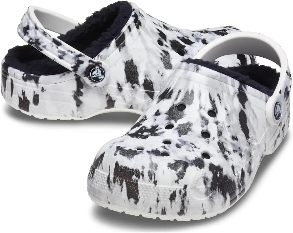 Crocs Unisex-Adult Baya Lined Tie-dye Graphic Clog