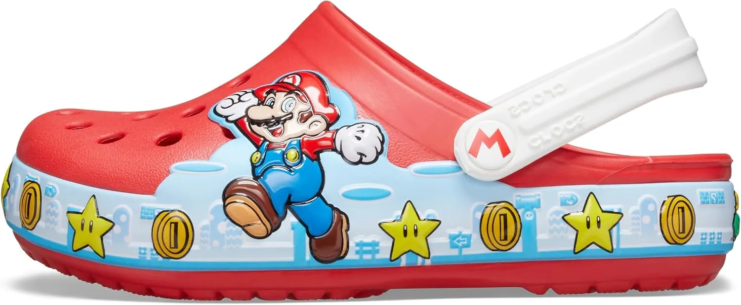 Crocs Unisex-Child Super Mario Light Up Clog