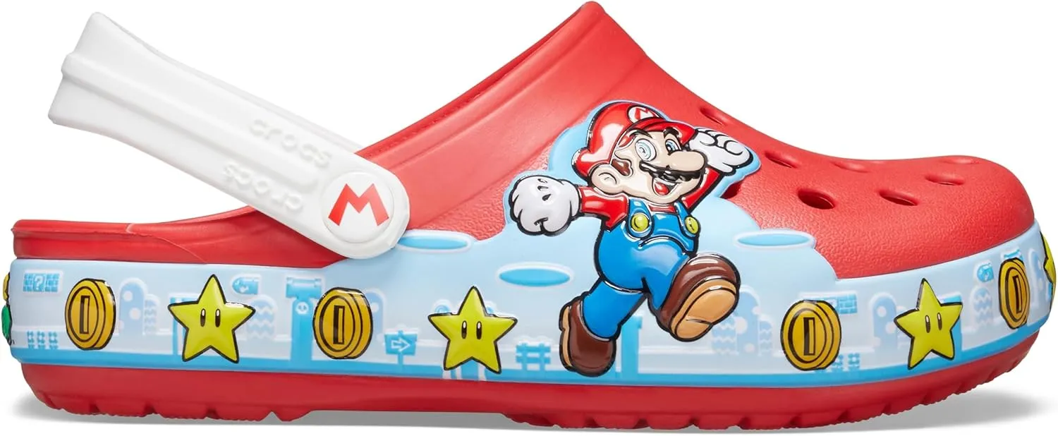 Crocs Unisex-Child Super Mario Light Up Clog