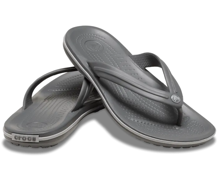 Crocs Unisex Crocband Flip Thong Slate Grey/Smoke