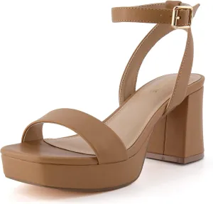 CUSHIONAIRE Women's Cherry platform dress sandal  Memory Foam and Wide Widths Available