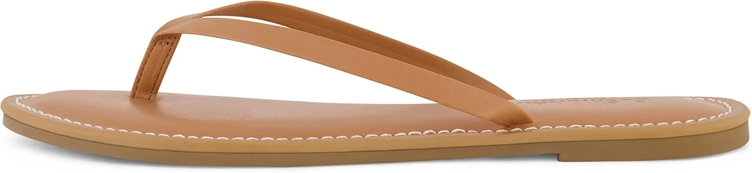CUSHIONAIRE Women's Cora Flat Flip Flop Sandal with  Comfort