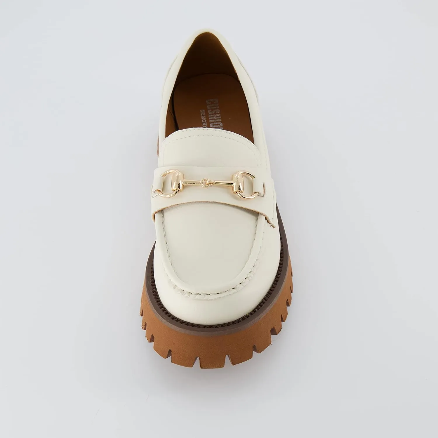 CUSHIONAIRE Women's Dillan Buckle Slip on Loafer  Memory Foam