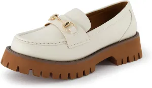CUSHIONAIRE Women's Dillan Buckle Slip on Loafer  Memory Foam