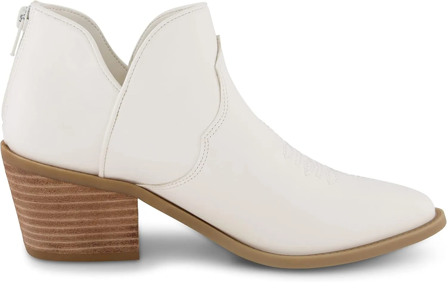 CUSHIONAIRE Women's Rodeo Western Ankle Boot  Memory Foam, Wide Widths Available