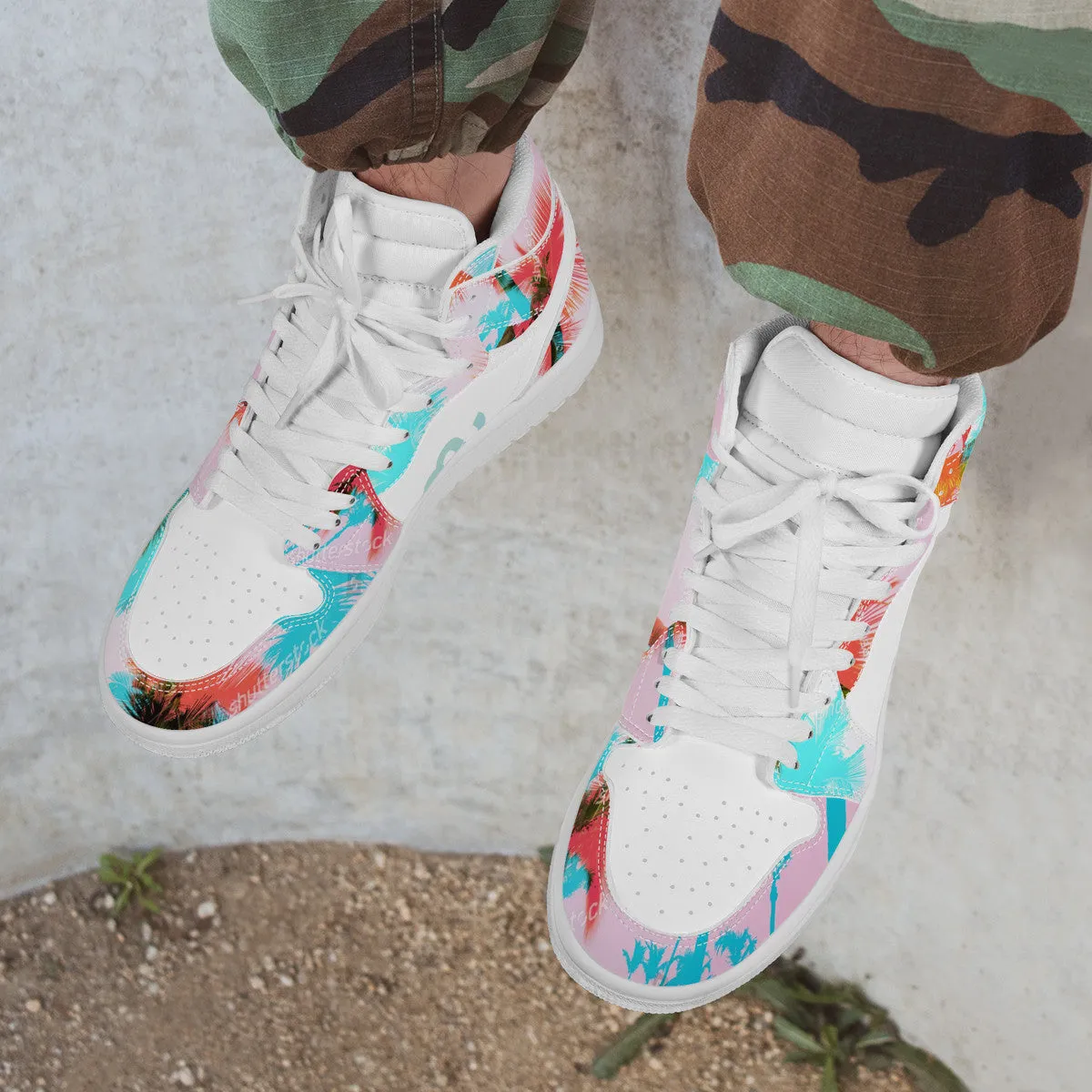 D17 Money Bushae Voice-activated Top Synthetic High Localized shipping Sneaker Leather