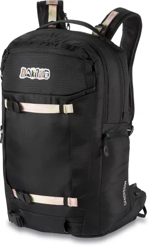 Dakine Womens Team Mission Pro 25L Jill Perkins - Black, One Size