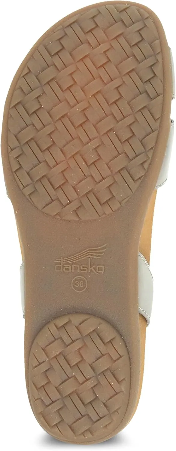 Dansko Judith Adjustable Sandal for Women - Leather Linings and Uppers for All-Day Comfort - Dual-Density EVA Footbed and Lightweight Rubber Outsole for Long-Lasting Wear