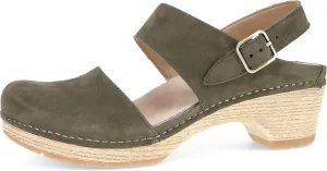 Dansko Lucia Closed-Toe Sandals for Women - Linings from Recycled Materials and Leather for Breathability- Lightweight Rubber Outsole for Long-Lasting Wear