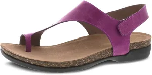 Dansko Reece Sandal for Women - Memory Foam and Cork Footbed for Comfort and Arch Support - Lightweight Rubber Outsole for Long-Lasting Wear- Versatile Casual to Dressy with Hook & Loop Strap