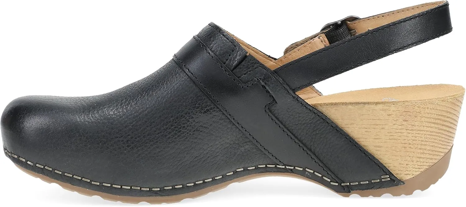 Dansko Tammy Stylish Heel-Strap Mule Clog for Women - Cushioned PU Footbed for All-Day Support and Long-Lasting Wear